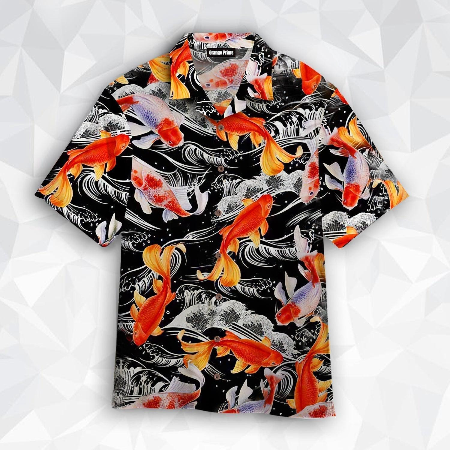 Koi Fish Hawaiian Shirt