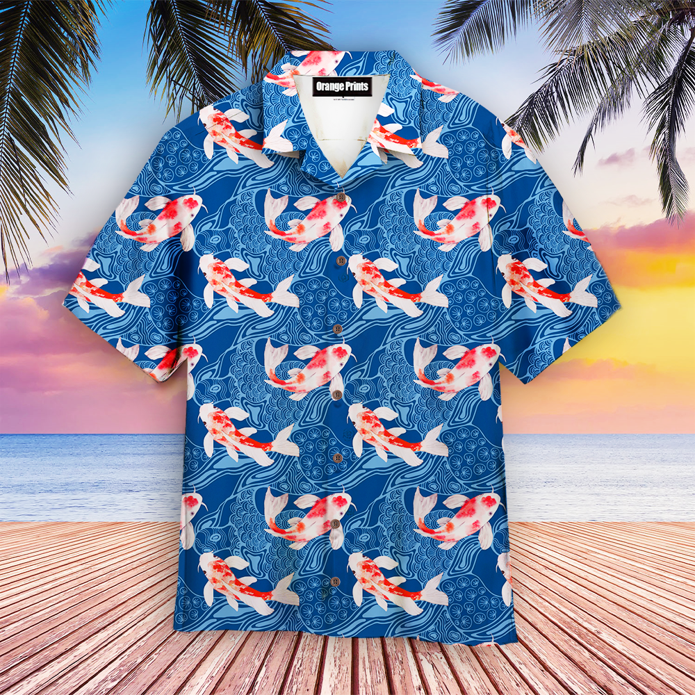Koi Fish Hawaiian Shirt