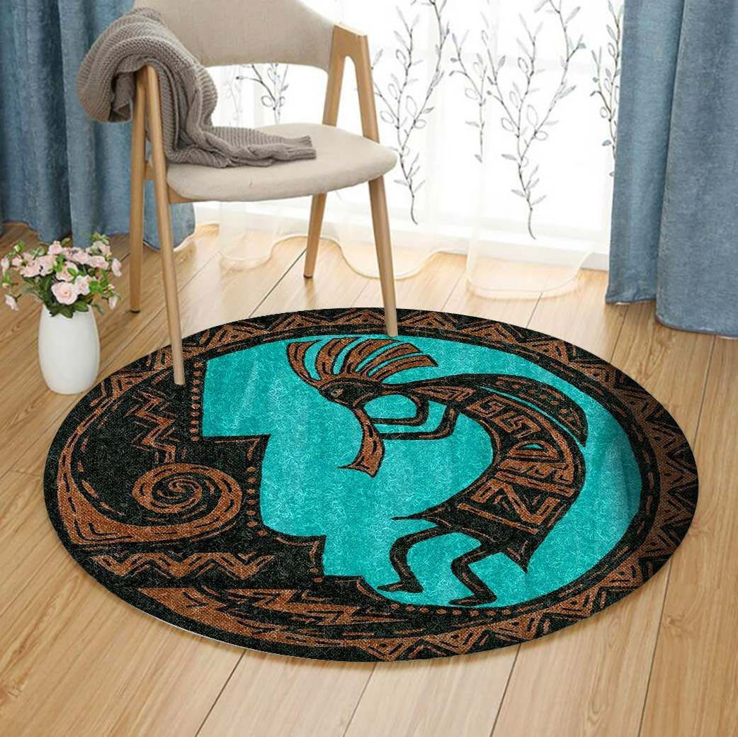 Kokopelli Round Rug Carpet Bedroom Livingroom Home Decor