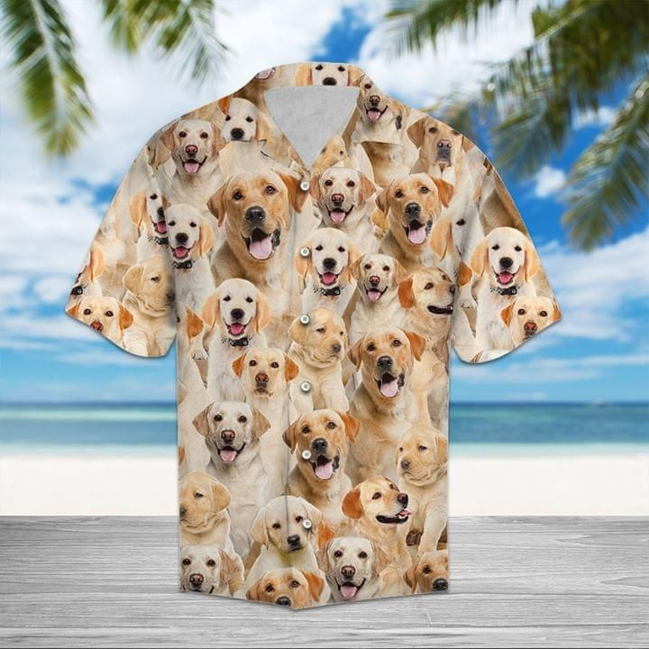 Labrador Dogs Hawaiian Shirt