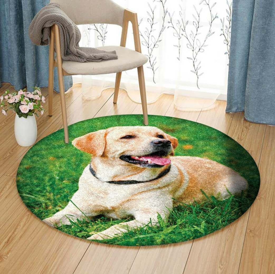 Labrador Round Rug Carpet Bedroom Livingroom Home Decor