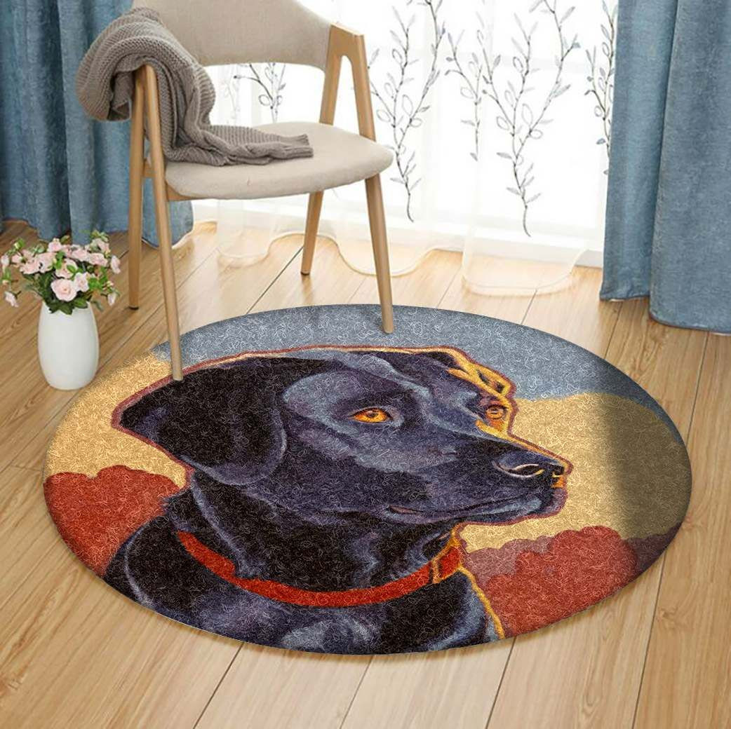 Labrador Round Rug Carpet Bedroom Livingroom Home Decor