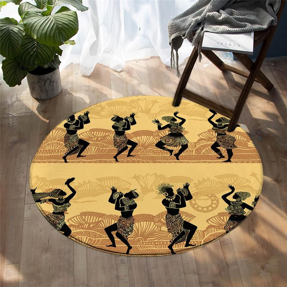 Ladies Vases Round Rug Carpet Bedroom Livingroom Home Decor