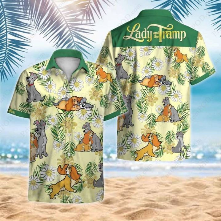 Lady And The Tramp 1955 Hawaiian Shirt