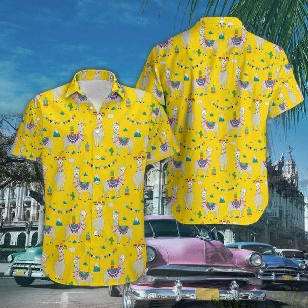 Lama Mexico Hawaiian Shirt