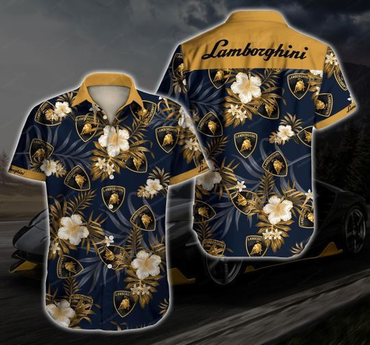 Lamborghini Hawaiian Shirt