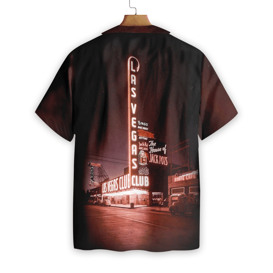Las Vegas At Night Hawaiian Shirt