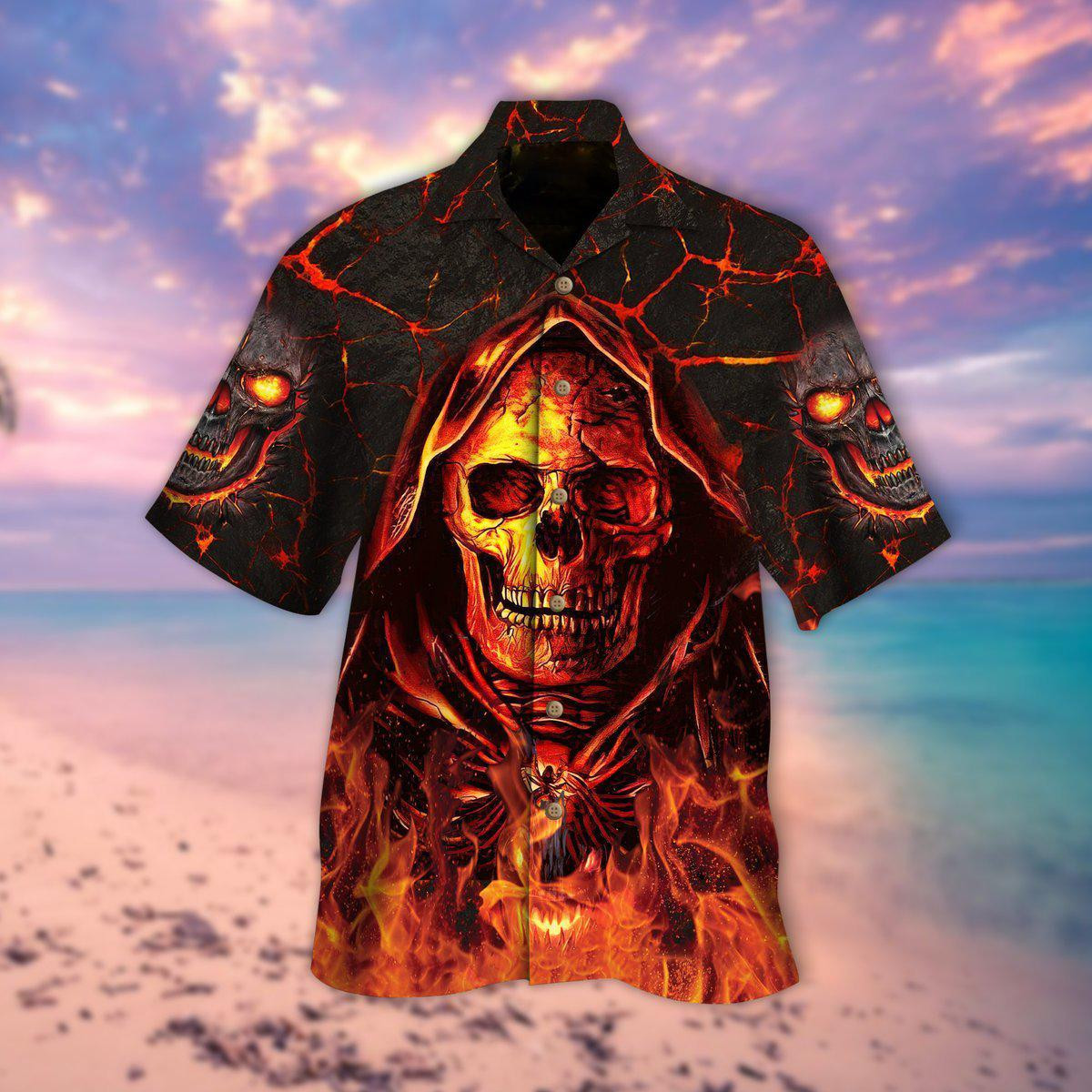 Lava God of Death Hawaiian Shirt