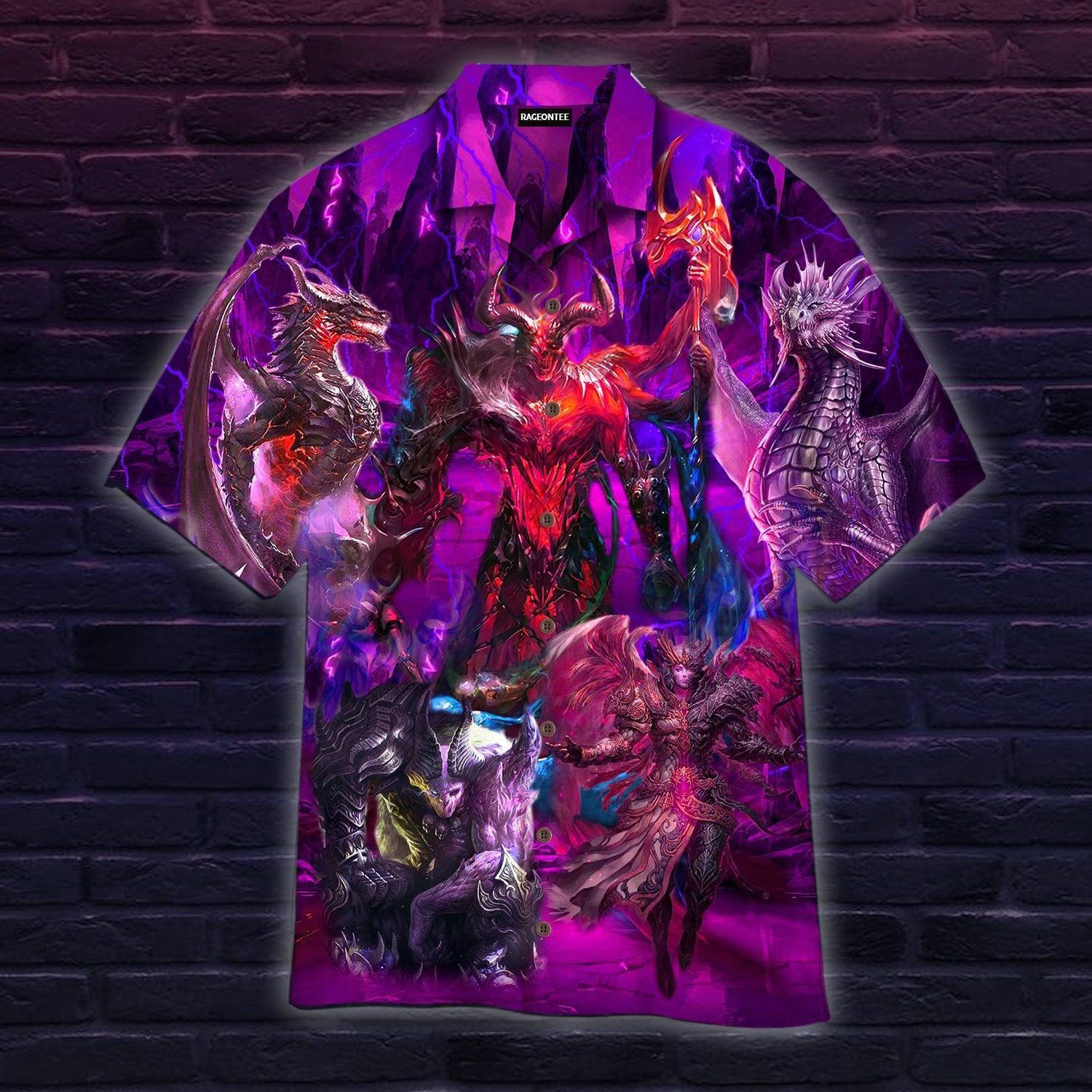 Legend Of The Cryptids Dragon Hawaiian Shirt