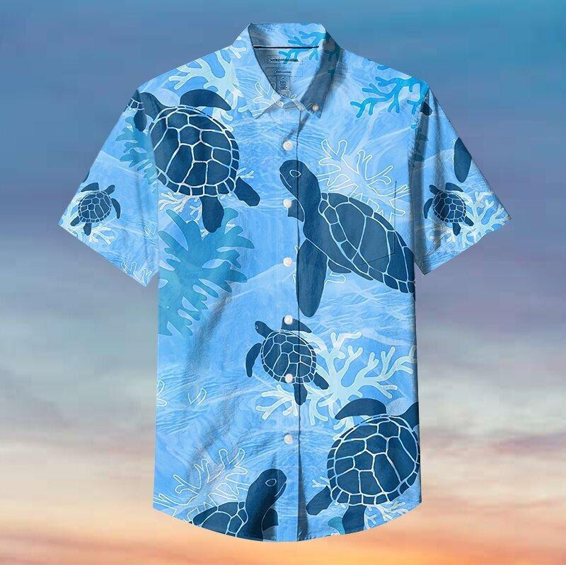 Leisure Vacation Turtle Hawaiian Shirt