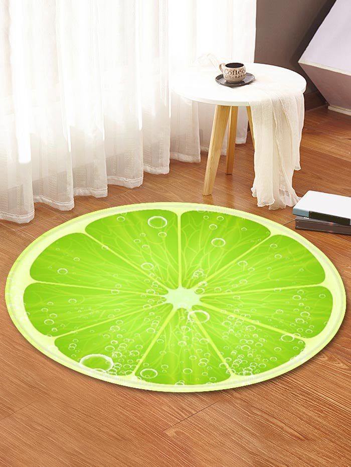 Lemon Fruit Round Rug Carpet Bedroom Livingroom Home Decor