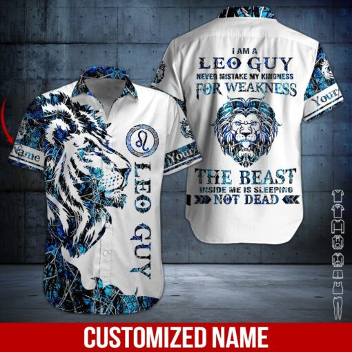 Leo Guy Personalized Hawaiian Shirt
