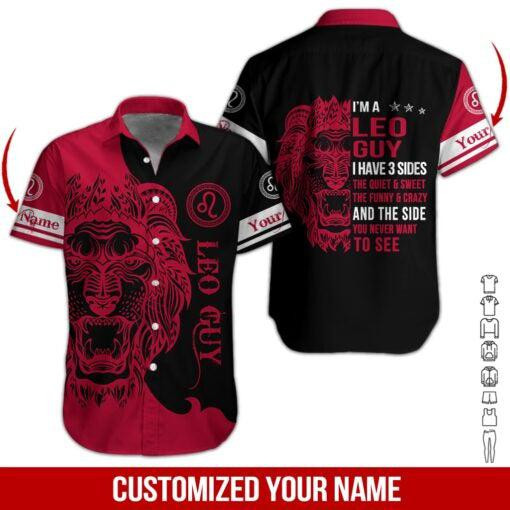 Leo Guy Personalized Hawaiian Shirt