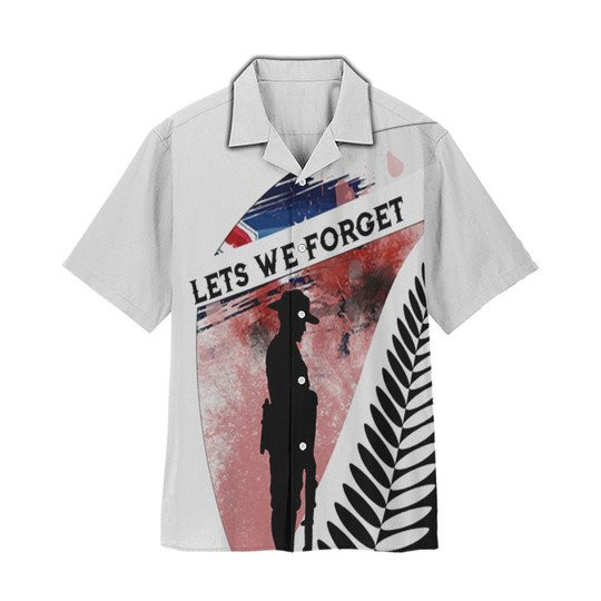 Lest We Forget Australia Flag Hawaiian Shirt