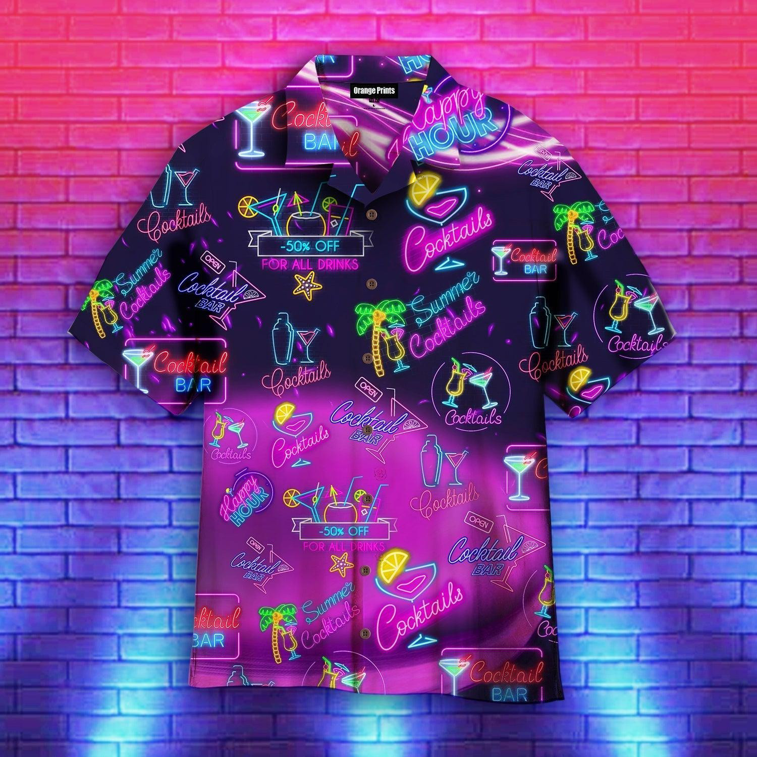 Let's Drink Cocktail Hawaiian Shirt