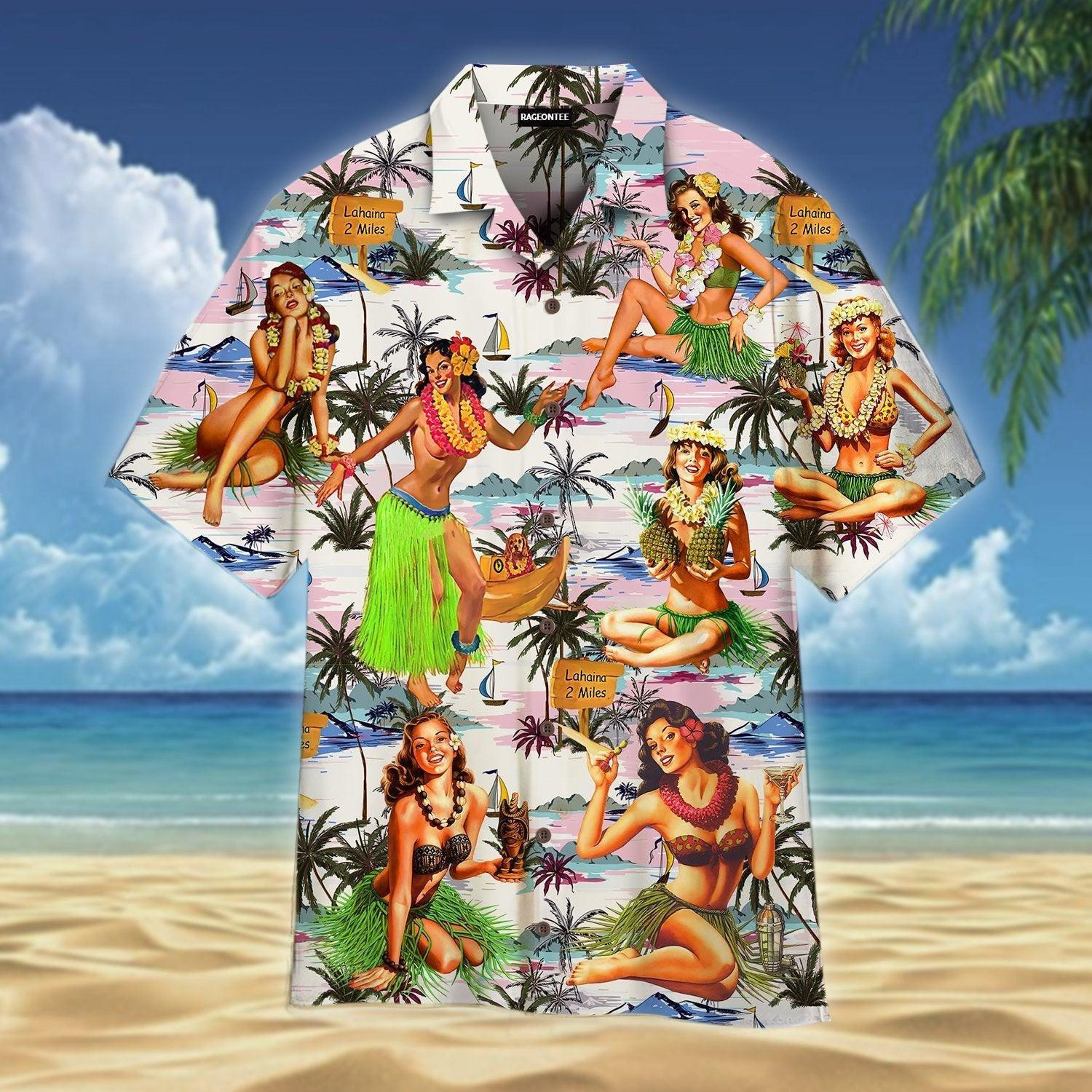 Let's Enjoy With Hawaiian Girls Hawaiian Shirt