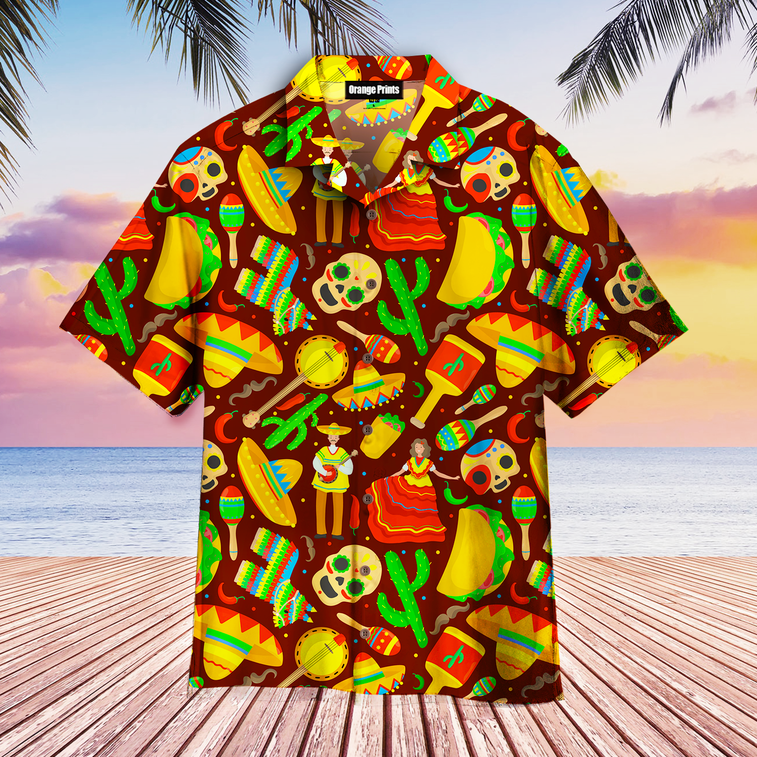 Let's Fiesta Cinco De Mayo Mexico Hawaiian Shirt