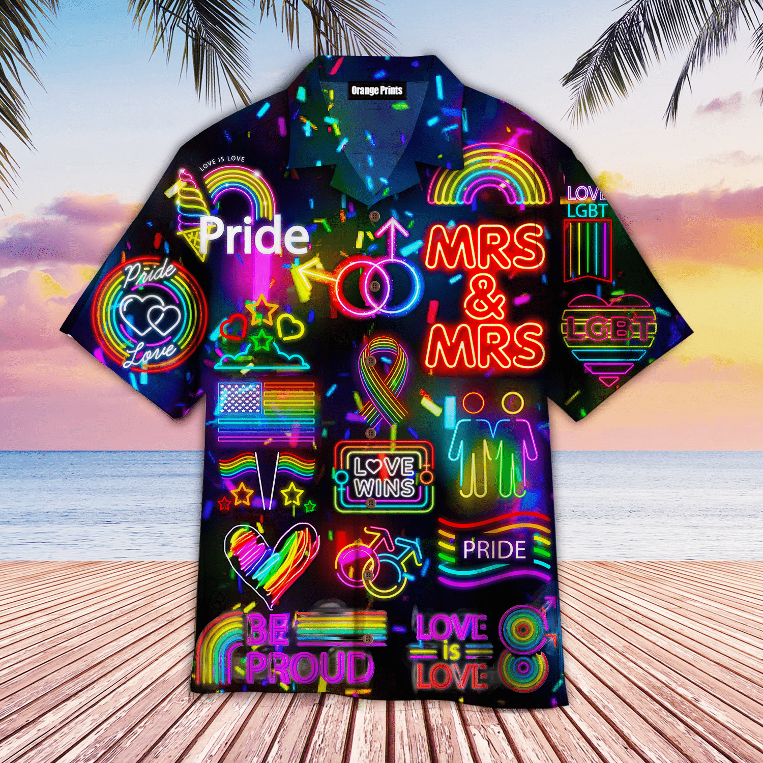 LGBT Gay Pride Month Hawaiian Shirt