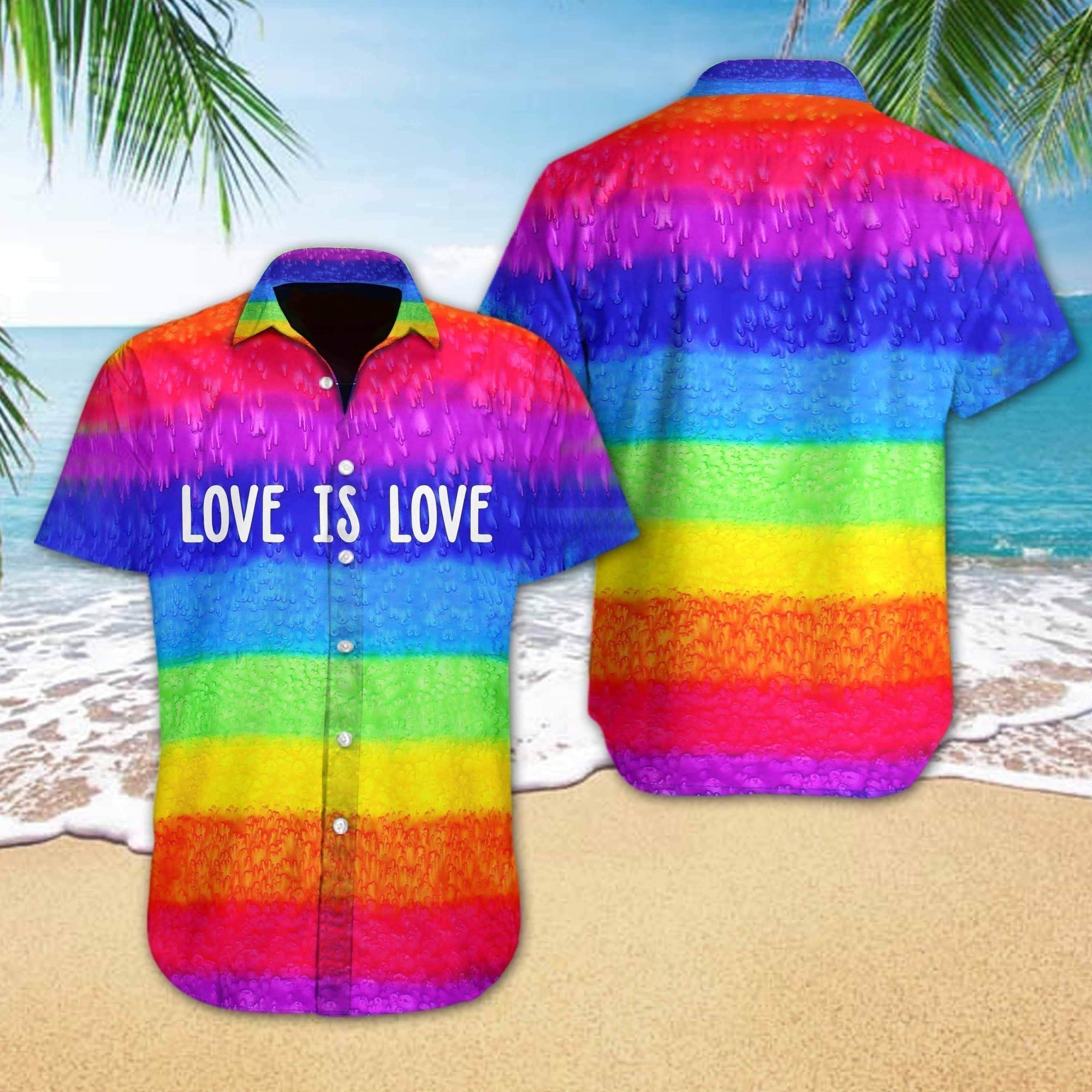 LGBT Love Is Love Hawaiian Shirt