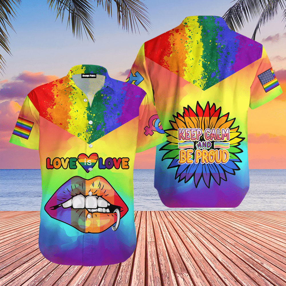 LGBT Love Is Love Hawaiian Shirt