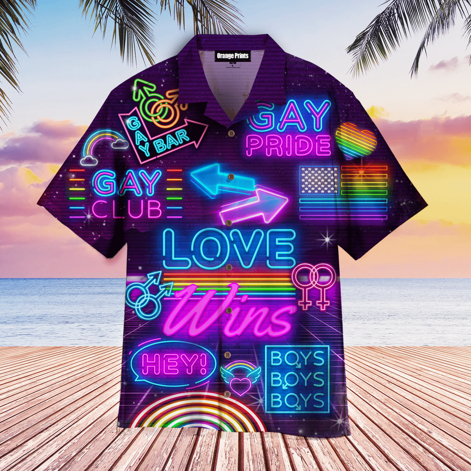 LGBT Love Wins Pride Month Hawaiian Shirt