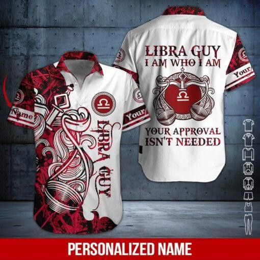 Libra Guy Personalized Hawaiian Shirt
