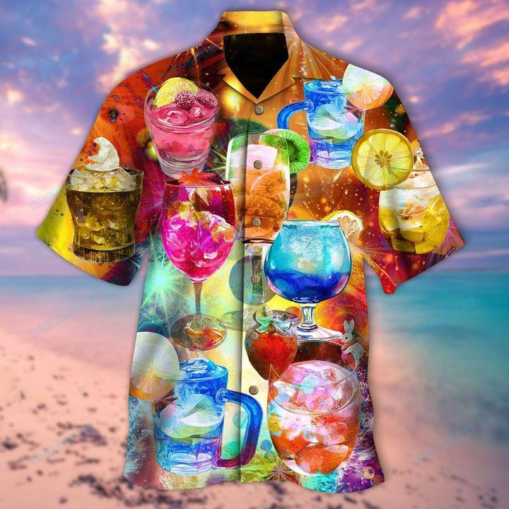 Life Is A Crazy Mixture Of Cocktail Colorful Hawaiian Shirt