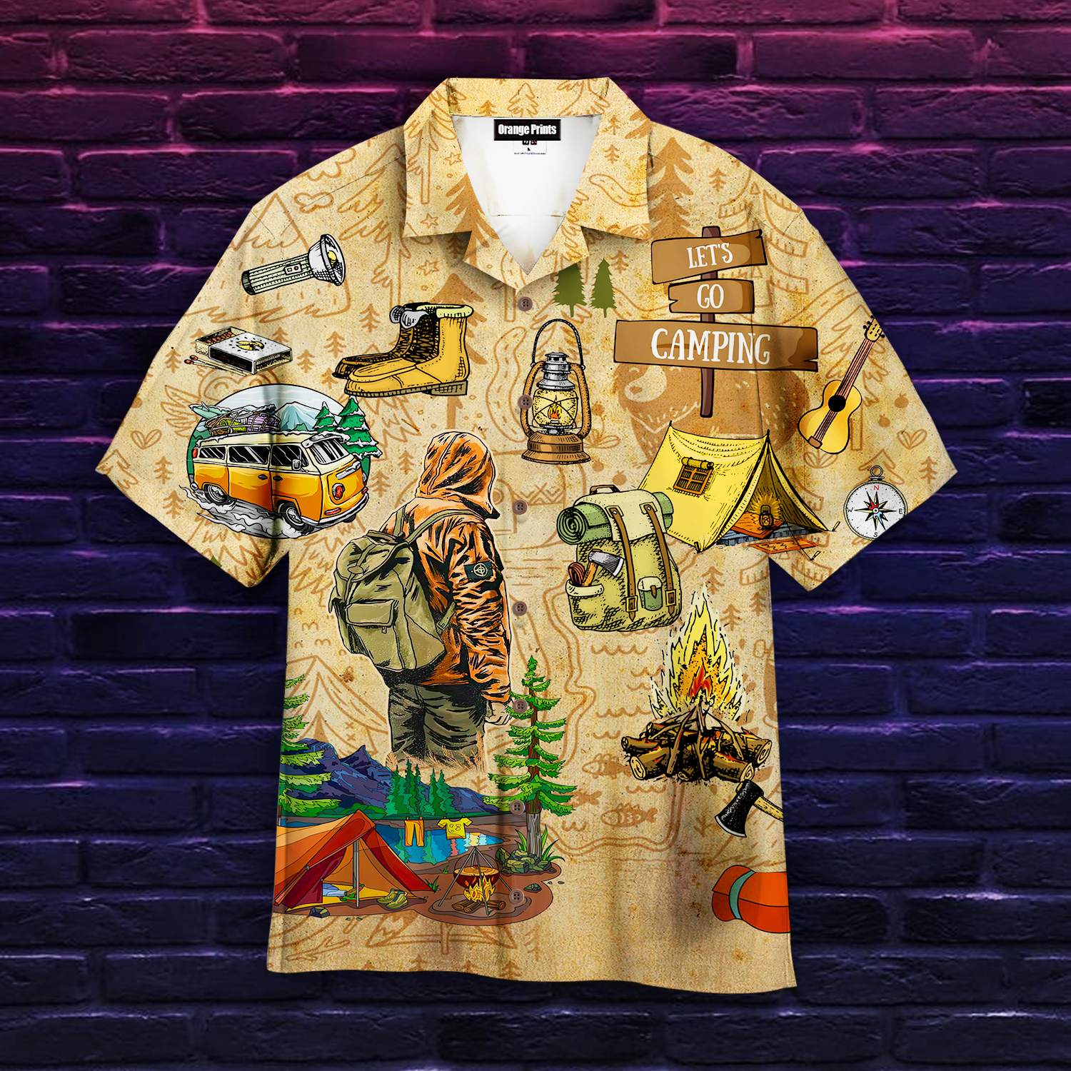 Life Is Better At The Campsite, Go Camping Hawaiian Shirt