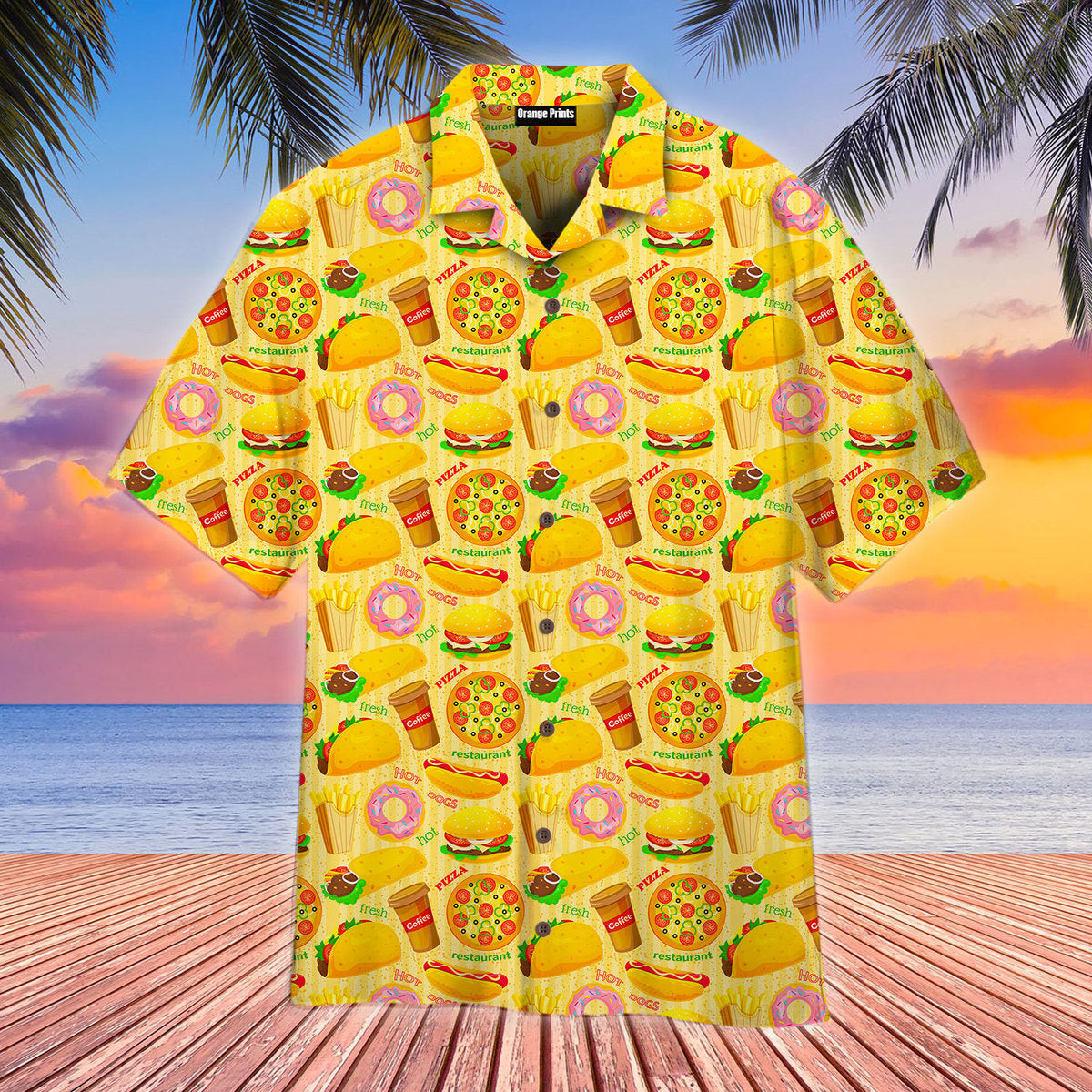 Life Is Better With Fast Food Hawaiian Shirt