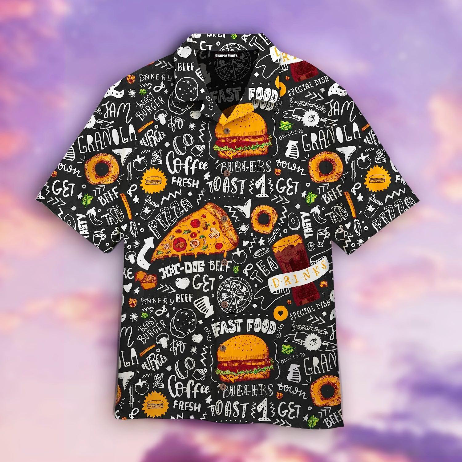 Life Is Better With Fast Food Hawaiian Shirt