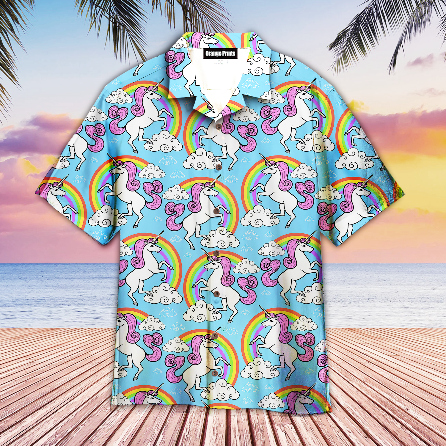 Life Is Better With Unicorn Rainbow Hawaiian Shirt