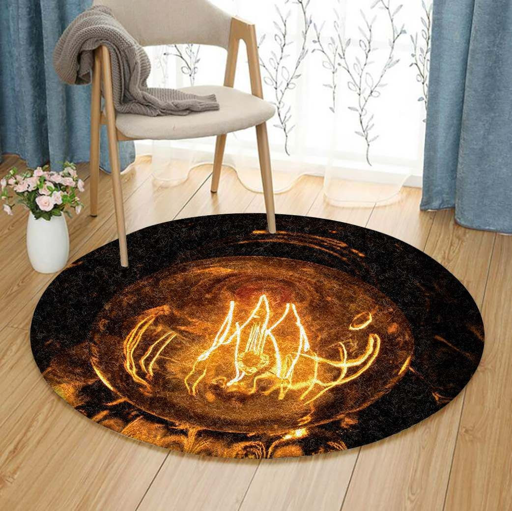 Light Bulb Round Rug Carpet Bedroom Livingroom Home Decor