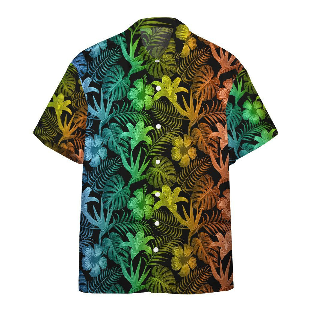 Light Colorful Tropical Hawaiian Shirt