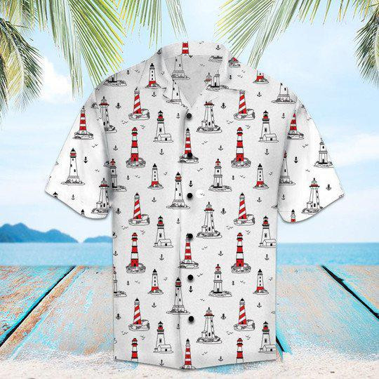 Lighthouse Aloha Hawaiian Shirt