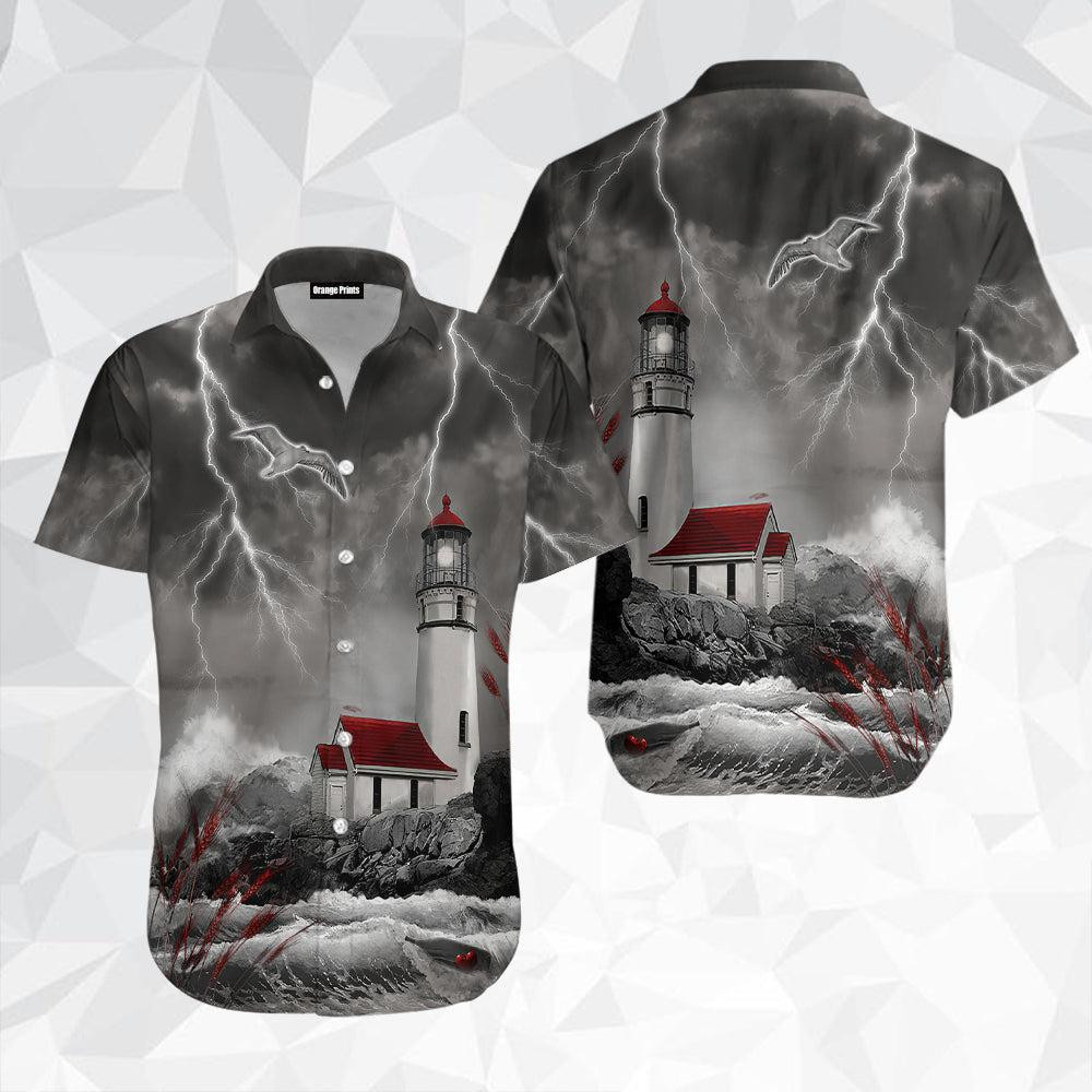 Lighthouse Holder Hawaiian Shirt