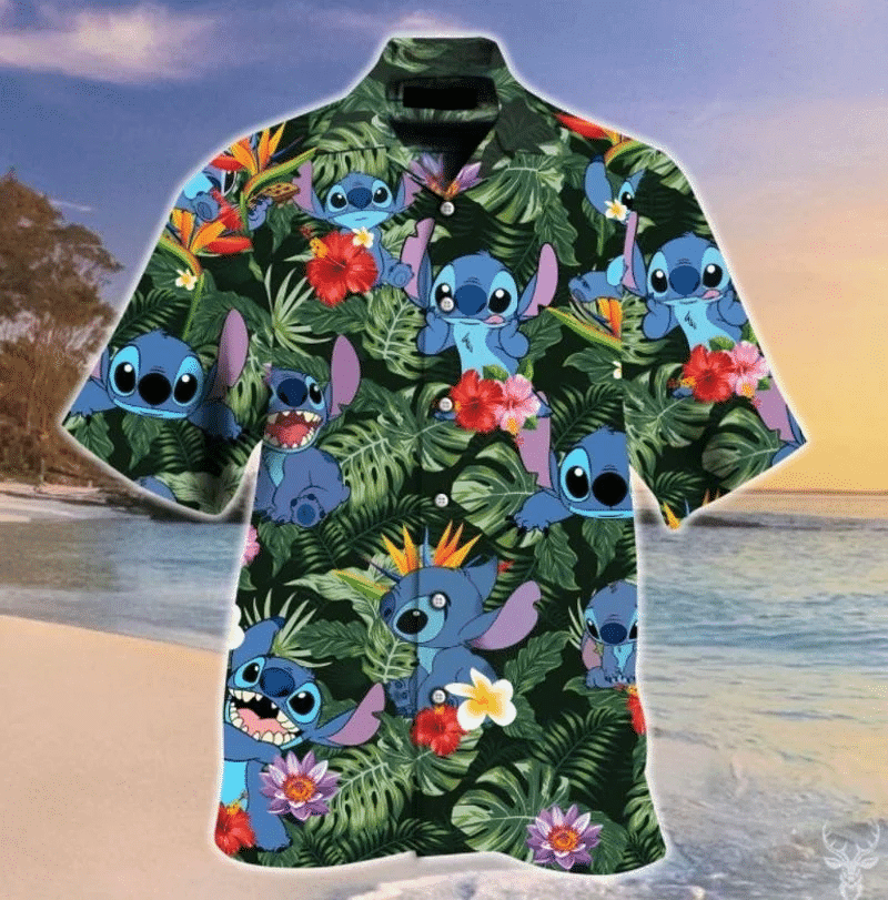 Lilo And Stitch Cute Hawaiian Shirt