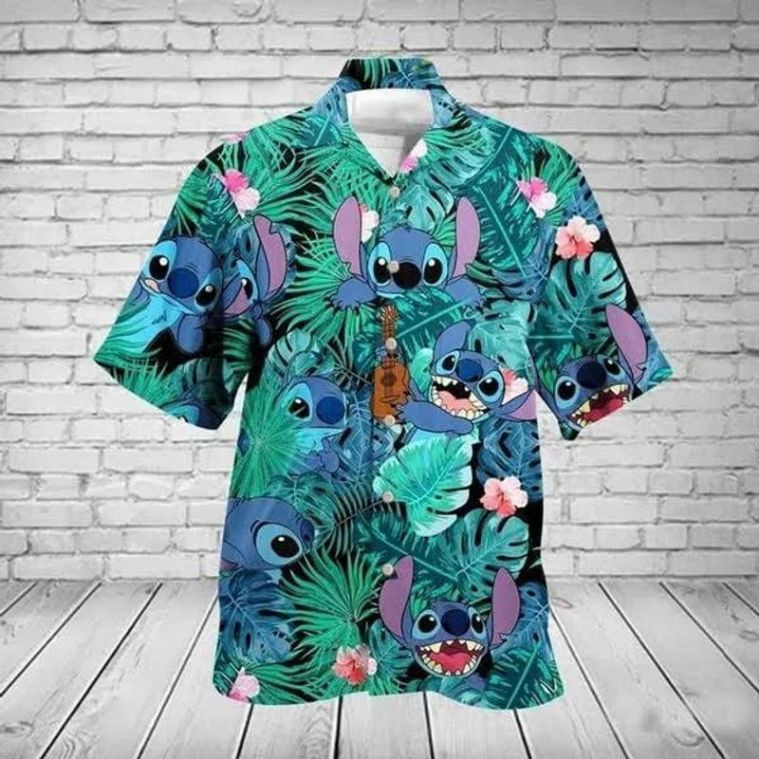 Lilo And Stitch Cute Iii Hawaiian Shirt