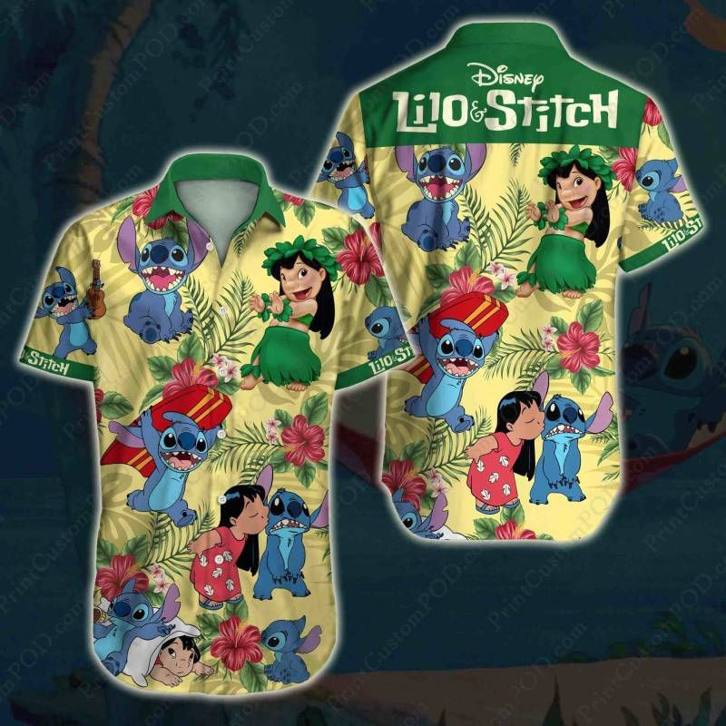 Lilo And Stitch Hawaiian Shirt