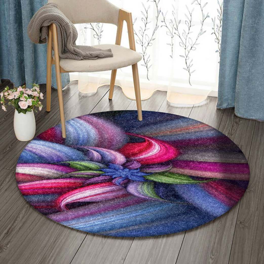 Lily Round Rug Carpet Bedroom Livingroom Home Decor