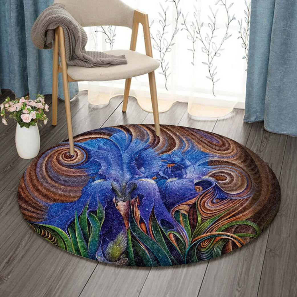 Lily Round Rug Carpet Bedroom Livingroom Home Decor