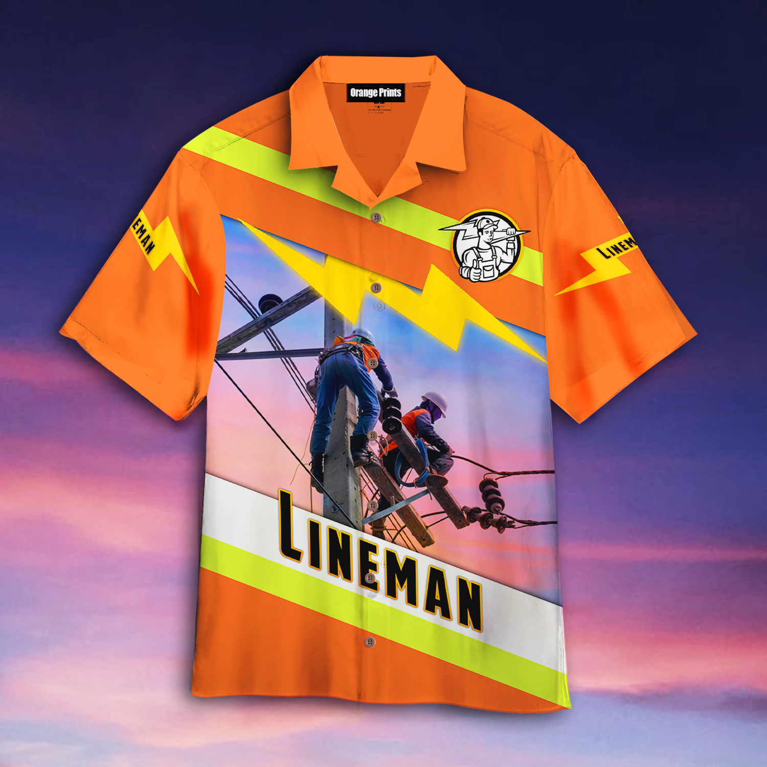 Lineman Hawaiian Shirt