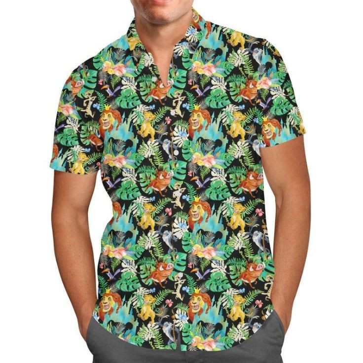 Lion King Jungle Disney Hawaiian Shirt