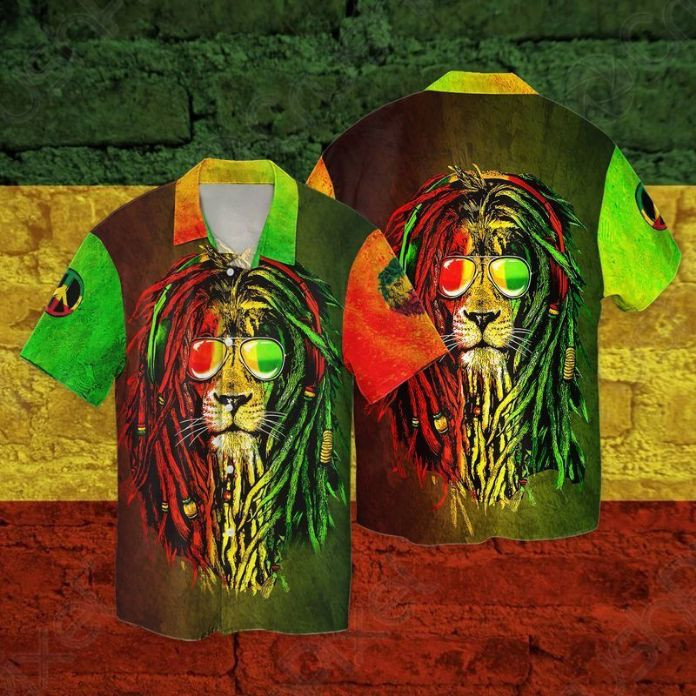 Lion Reggae Hawaiian Shirt