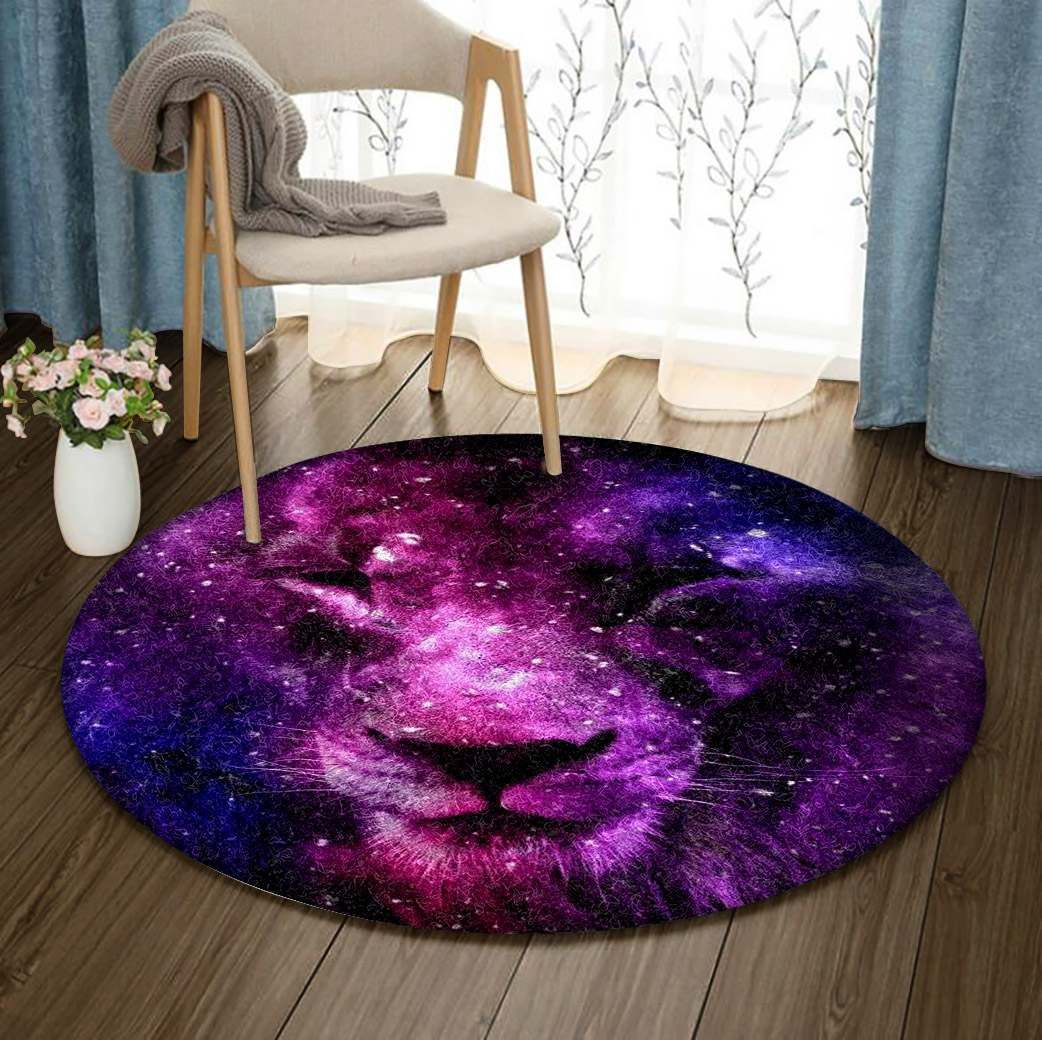 Lion Round Rug Carpet Bedroom Livingroom Home Decor