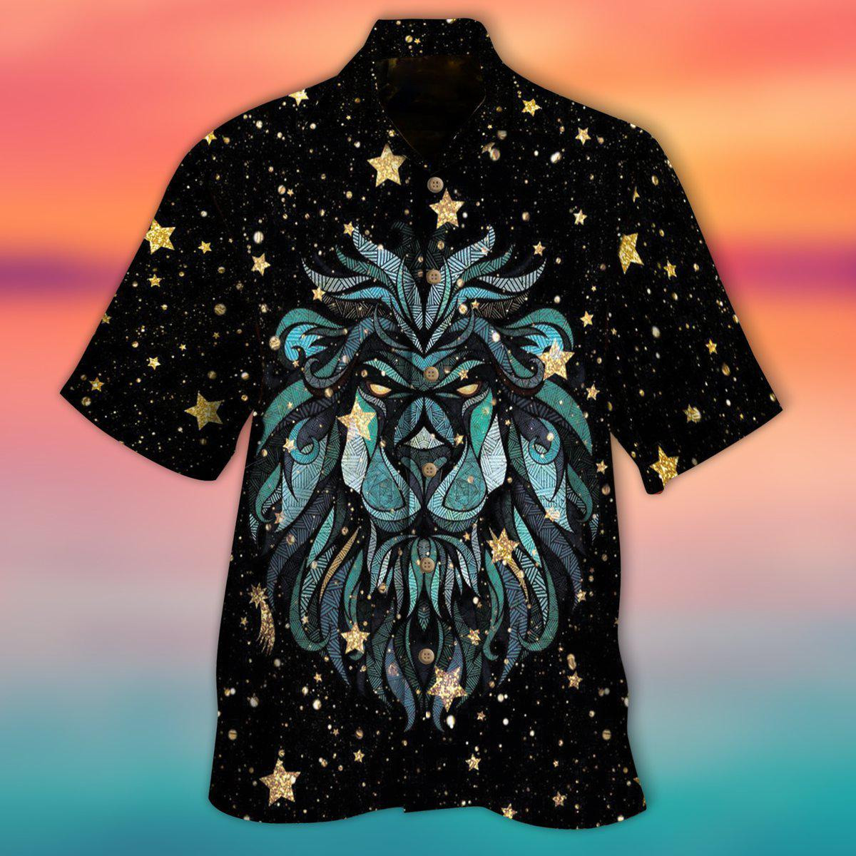 Lion Stars Hawaiian Shirt