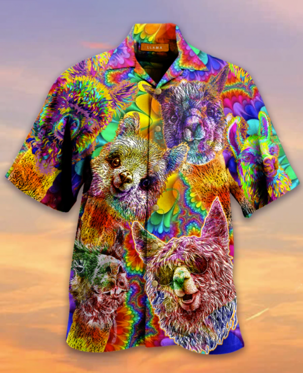 Llama Hawaiian Shirt