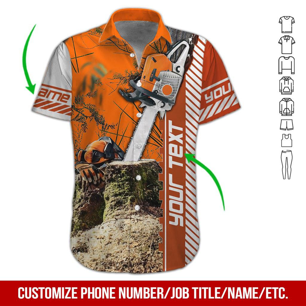 Logger Personalized Hawaiian Shirt