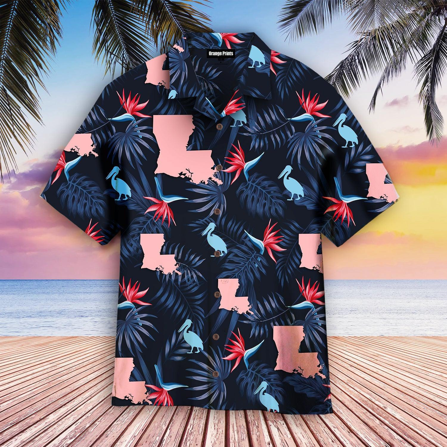 Louisiana Vintage Hawaiian Shirt