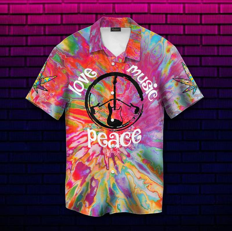 Love And Peace And Music For My Soul Hawaiian Shirt