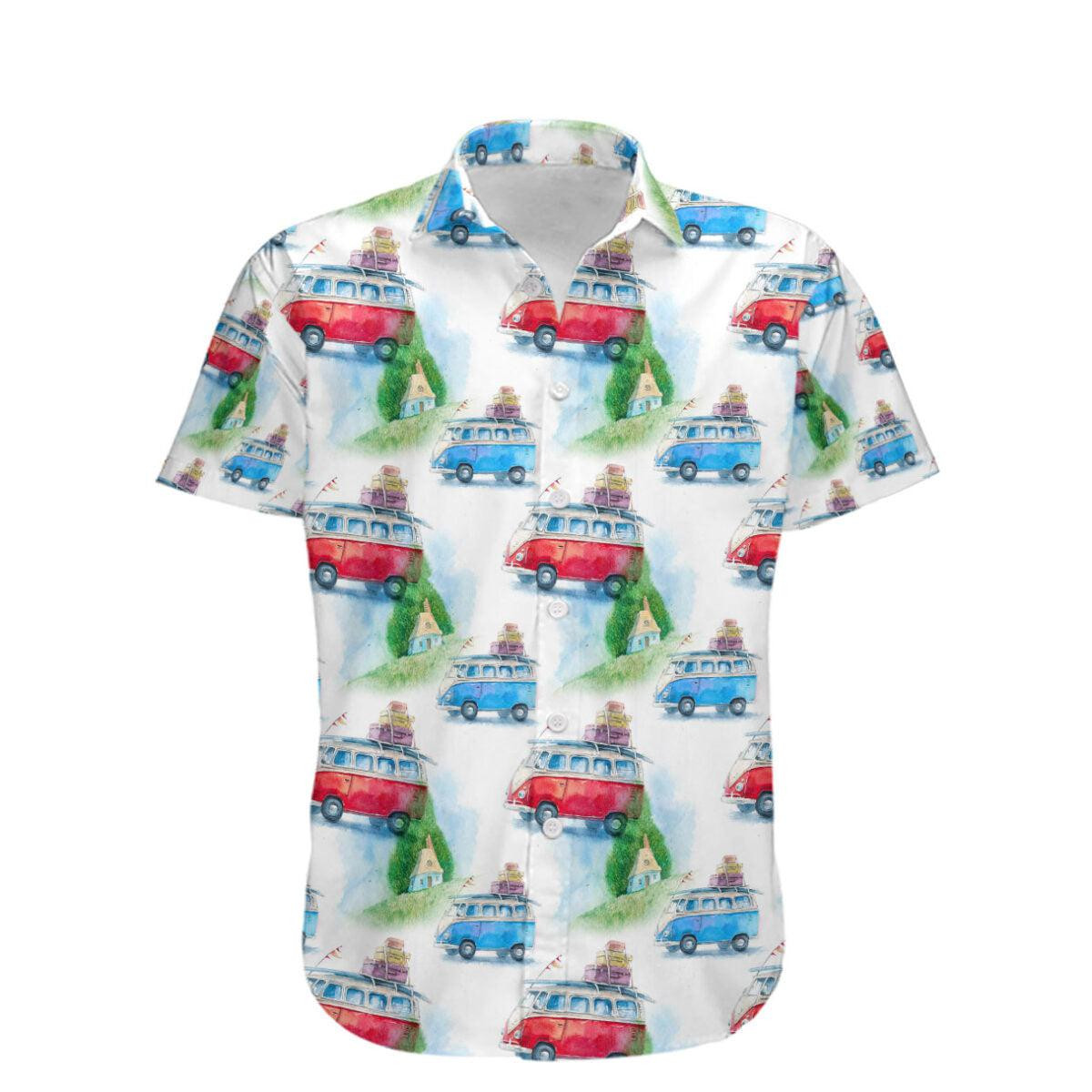 Love Camping Hawaiian Shirt